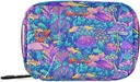 Mushroom Colorful Pill Box 7 giorno Pill Case Travel Pill Organizer Bag con Zipper Portable Weekly Vitamin Medicine Supplemento Holder Pouch Bag