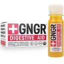 +GNGR Digestive Aid Organic Ginger Shots with Probiotics, Gut Health, Colon Cleanse, Bloating Relief, Gut Detox, Immunity Shots with Ginger Juice, Turmeric, Black Pepper.