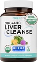 USDA Organic Milk Thistle and Dandelion Root - Silymarin Milk Thistle Liver Detox Cleanse Formula con estratto di carciofo per il supporto completo del fegato - Vegan Non-GMO & Lab verificato (1 mese di fornitura)