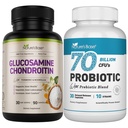 Base della natura Glucosamina Chondroitin + Probiotici 70 miliardi di CFU