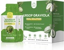 Soursop Graviola Oral Liquid 10 FL.OZ, Soursop ad alto assorbimento Bitters Bere per le donne e gli uomini, Graviola fresca Estratto di frutta per la rigenerazione cellulare*, Immune & Antiossidante supporto, Aroma di ananas
