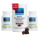 Equilife Dr. Cabral Detox, programma di 7 giorni con proteine basate sulle piante, vitamine, aminoacidi, & minerali per sostenere il bilanciamento del corpo completo, polvere di sostituzione del meal, Vegan, senza glutine, cioccolato, 14 Serve