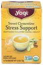 Yogi Tea Organic Sweet Clementine Stress supplemento di sostegno, 16 conte