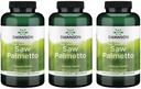 Swanson Saw Palmetto - Integratore a base di erbe Promozione della salute della prostata maschile - Integratore naturale dei capelli e supporto sanitario urinario (540 mg 250 capsule) (3 Pack)