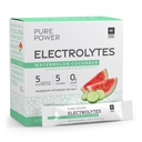 Pure Power Electrolytes, Watermelon Cucumber Flavor, 5.13 oz (145.6 g), 30 Serve (30 Packets), 5 Calorie e 0 g Sugar Per Serving, Non-GMO, NSF Certificato per lo sport, Dr. Mercola