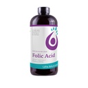 Soluzione di vita Liquido Folic Acid Supplemento – 800 mcg Vitamina B9 per Serving – Berry Flavor, 8 fl oz – Fast Absorption, Prenatale, Heart & Brain Support