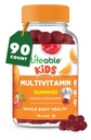 Gummie Multivitaminiche | Grande Multivitamina di Tasting per Bambini | con Vitamine A, C, D, E, B6, B12, Zinco, Biotina, Acido Folico, Iodio, Niacina | per la salute corporea complessiva | 90 Gummies
