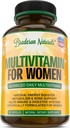 Multivitamina femminile supplemento. Vitamine A C D E & Vitamina B Complesso. Supporto Immune & femminile + Antiossidante & Natural Energizers. Non OGM, Gluten Free, Made in USA,60 Caps