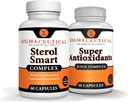 Niacin – Beta Sitosterol – Policosanolo – Sterols vegetali - Aglio – Supplemento Cayenne Plus Super Antiossidante Supplemento - Goji Berry, Acai Berry, Mangosteen, Resveratrol, Pomegranate & Noni