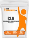 BulkSupplements.com Polvere di acido linoleico coniugata - Supplemento CLA, Supplemento nutrizionale - Gluten Free, 2g Per Serving, 100g (3,5 oz) (Pack of 1)