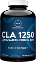 MRM Nutrition CLA 1250 | Keto Friendly | 80% CLA High Potency | 1000mg CLA per Capsule | Grassi sani | Gluten-Free | 30 Serve