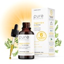 Pure TheraPro Rx Vegan A-D-K Drops-6 Mon Supply-Vitamin A(Palmitate & Betacarotene),Liposomal Vitamin D3(come colecalcifero vegano),Liposomal Vitamin K2(MK-4 & MK-7) Supporta Immunity & Bone Health-20mL