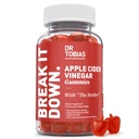 Dr. Tobias Aceto di sidro di mele Gummies con la madre, 500mg ACV per porzione, Plus Folate, B6, B12 & Iodine, Supporta la salute digestiva, Gut Cleanse & Detox, Vegan, 60 Gummies