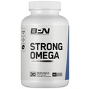 BARE PERFORMANCE NUTRITION, BPN Strong Omega Fish Oil Soft Gel, 1290mg Fish Oil per Capsule, Wild Caught Fish, Sostenibilmente Sourced, Certificato IFOS, 30 Serve