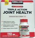 KIRKLAND Triple Action Joint Health Type II Collagen, Boron e HA - 110 Count