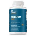 Dr. Tobias Psyllium Daily, Supporta il movimento sano del tassello, Psyllium Husk Capsule con l'argilla della bentonite, Flaxseed & ingredienti naturali, supplemento giornaliero della fibra a sostegno della salute del colon, 180 capsule