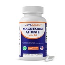 Citrato di Magnesio Vitamatico 500mg per Serving - 180 Capsule Vegetariani (Prove 150 mg di Magnesio Elementale) - Aggiunto B6 per Assorbimento Massimo - Supporta Muscolo, Giunto e Salute Del Cuore*