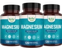 Chelato | Magnesio Integratore di Magnesio per Crampe Muscolo, Rilassamento, & Sleep Support | 100% Chelated Albion TRACCS Buffered Magnesium Glycinate 200mg | (3-Pack)