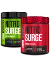 Jacked Factory Nitrosurge Pre-Workout in Blue Raspberry & Watermelon Nitrosurge Shred termogenic Pre-allenamento per uomini e donne