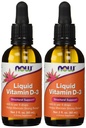 NOW Integratori alimentari, Vitamina liquida D-3, Ossa forti*, Supporto strutturale*, 2-Oncia