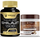 WELLNESS LABSRX Shilajit Pure Himalayan Capsule 15,000mg - Mushroom Coffee Blend