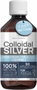 Liquido d'Argento Colloidale 8 fl oz 10 PPM - Acqua d'Argento Bioattivo - Sostegno Immune Naturale Soluzione Integratore Nano Sol - Minerali Ionica di Qualità - Argento Strutturato Organico
