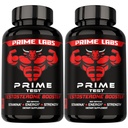 Prime Labs Testosterone supplemento per gli uomini (2-Pack) - Stamina, Endurance, Energy, & Strength - Testosterone Booster e supplemento di allenamento degli uomini - 120 Caplets