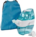 Navage Travel Bundle - Nasal Irrigation System - Saline Nasal Rinse Kit con 1 Detergente per Nose, 30 Salse e Sky Blue Travel Bag