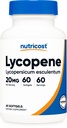 Nutricost Lycopene (20mg) 60 Softgels - Senza glutine, Non OGM