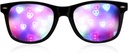 Ultimate Diffraction Glasss - 3D Rainbow Heart Effect - Grande Edm, Concerto e Rave Accessori