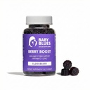 Baby Blues Berry Boost per le mamme, Immunity Elderberry Gummies Immune Support Supplemento con vitamina C e zinco per gli adulti, Sistema Immune Non OGM Vitamine Booster Vegan Gluten Gummies gratuito, 60pcs