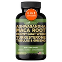 Gade Nutrition Ashwagandha con Maca Root, Horny Goat Weed, Turkesterone Supplement, Tribulus Terrestris, Panax Ginseng | 90 Capsule vegetali per energia, Stamina, Performance.