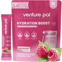 Imballaggio della polvere dell'elettrolita senza zucchero di Venture Pal - Liquid Daily IV miscela di bevanda per l'idratazione rapida e il recupero del partito | 5 vitamine & 7 elettroliti| Keto Friendly | Non OGM | Vegan certificato | 16 Sticks