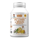 ANDREW LESSMAN PC fegato e cervello benefici 60 Softgels - Phosphatidyl Choline, il più importante blocco di costruzione per la struttura sana del fegato e del cervello, funzione. Niente additivi. Facile da ingoiare Softgels