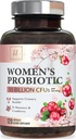 Probiotici per il sostegno della salute digestivo delle donne - 90 miliardi di CFU Probiotico femminile, 16 Strains, Mirtillo, Probiotico vaginale con Prebiotici, PH, Immune, Assistenza sanitaria urinaria, & Femminile, 120 capsule
