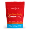 Brain Body Collagen Peptides Powder - Vital Protein & Collagen Supplemento per Donne & Uomini - Tipo I & III idrolizzato per Capelli, Chiodi & Joint Health - 25 Serve - Cioccolato Naturale Cremoso - 997g