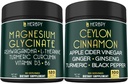 Bundle 6in1 Magnesio Glycinate Integratori & 6in1 Premium Ceylon Cinnamon Integratori - Rilassamento, Giorno Riposo & Notte, Immune, Cuore, Digestione & Body Balance Support