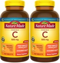 Vitamina C 500 mg, Integratore di vitamina C alimentare per il supporto immunitario, 150 compresse, 150 giorni di alimentazione (pacchetto di 2)