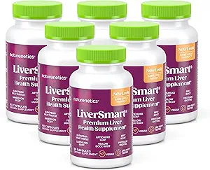 LiverSmart - Liver Cleanse & Repair Formula con il cardo europeo del latte, Silymarin, Artichoke, Dandelion, Radice del dock giallo, Radice della barbabietola - Supplemento ad aiuti, Rinnova e Support Liver Health (6)