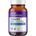 Nuovo Capitolo Supplemento currico + Sleep Aid - Turmeric Force Nighttime for Sleep Support with Valerian Root + Ginger + NO Black Pepper Need + Non OGM Ingredienti - 60 Capsule Vegetariani