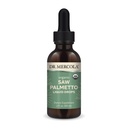 Dr. Mercola Saw Palmetto Liquid Drops, 2 Fl. Oz. (60 mL), 30 Serve, Integratore alimentare, Supporta processi di disintossicazione normale, Non OGM, Certificato USDA Organic