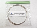 Filo di Generatore d'Argento puro – 9999 Elettrodi d'Argento – Pre-Cut 36-Inch 10 cavi di Gauge – si adatta a generatori di LifeForce