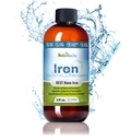 Supplemento di ferro liquido per le donne - Gocce di ferro sublinguale ad alta potenza - Liquido vegano - Sapore senza gusto - Supplemento Premium per gli uomini, le donne e i bambini - 8 once - Nutrinoche