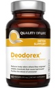 Qualità della vita - Supporto di disintossicazione - Combattere il cattivo respiro e l'odore del corpo - Deodorex - 60 Vegicaps