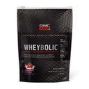 GNC AMP Wheybolic polvere proteica clinicamente provata, 40g proteine del siero, BCAA, leucina, aumenta la resistenza muscolare, costruzione del muscolo, 3 ° partito testato, senza glutine, fragole e crema, 10 Servings