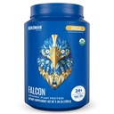 BIRDMAN Falcon Vegan Protein Powder Organic, Stevia & Sugar Free, Plant Based Protein, Low Carb, Dairy Free, Keto, Non Whey Protein, Probiotico, Pea Protein | Vanilla Flavor - 37 Servings - 2.64lb