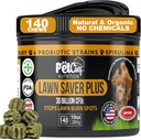 Pet Chef Lawn Saver, Soft Chew, Vegan Bacon! Canine Urine Yard Burn Stopper. Dog PH Urine Neutralizer. Costruisce Yards, protegge il danno delle piante e aiuta a crescere iarde. Previene i danni di Yard Pee