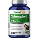 NusaPure Chlorophyll 200:1 Estratto, 150 mg Equivalente a 30.000 mg per capsula 120 Caps vegetariani (non OGM, Vegan)