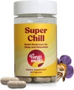 Fungiments Super Chill - Mushroom Supplement - Reishi Mushroom, Ashwagandha, Cortizol, L-teanina, Fiore della passione - Meno stress e sonno migliore (60 capsule)