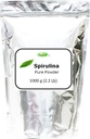 Polvere di Spirulina coltivata organicamente 1000g (1.0Kg, 2.2 lb) Bulk puro OGM fresco non irradiato